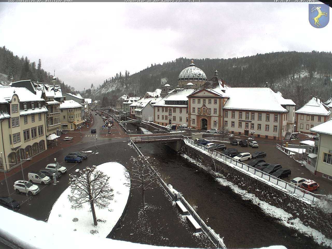 Archiv Foto Webcam St Blasien Menzenschwand: Hauptstraße