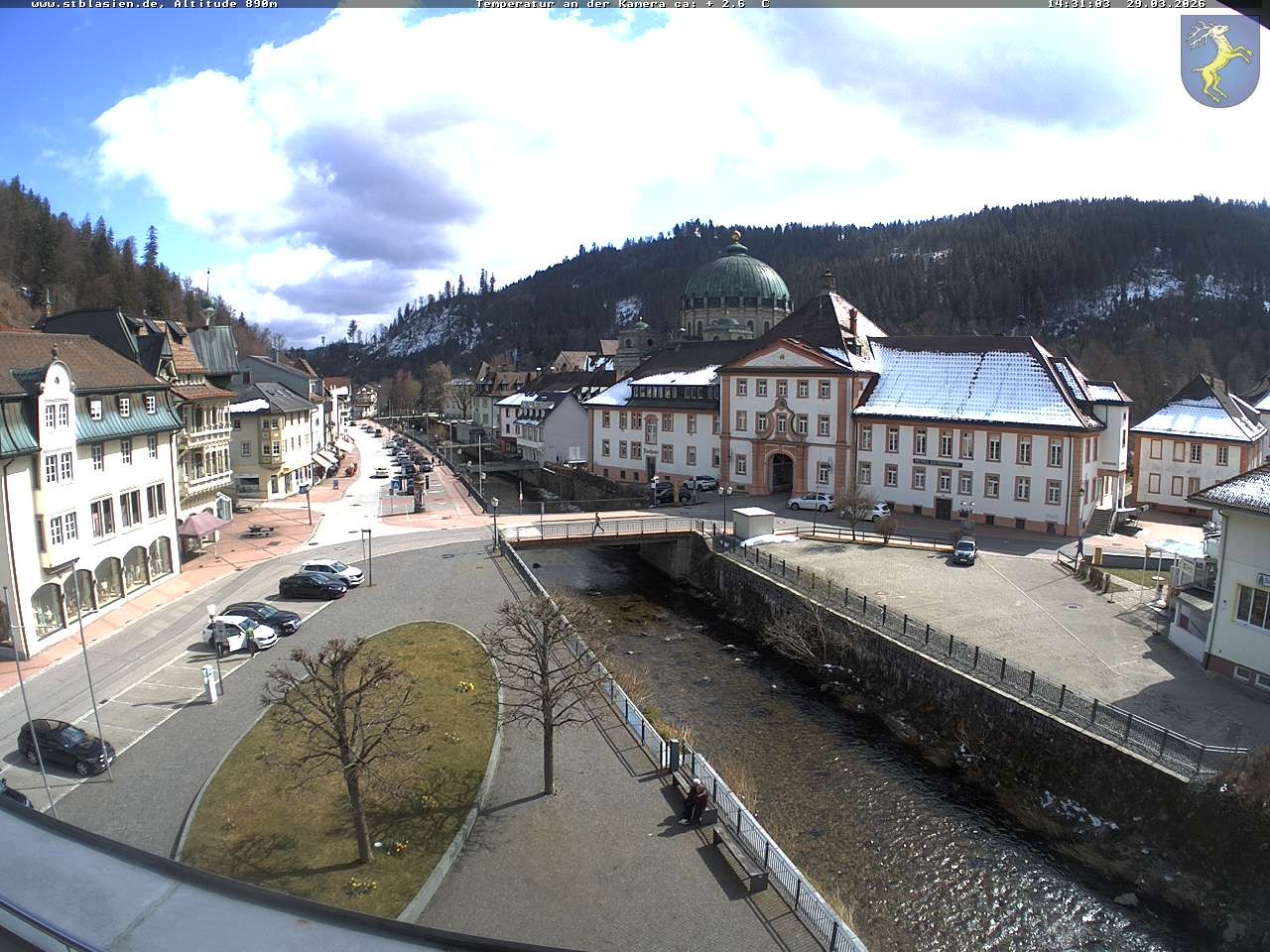 Archiv Foto Webcam St Blasien Menzenschwand: Hauptstraße