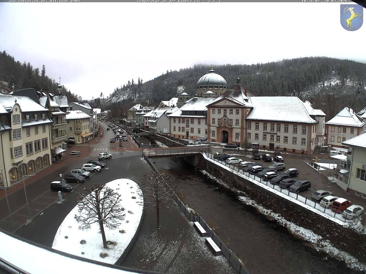 Archiv Foto Webcam St Blasien Menzenschwand: Hauptstraße