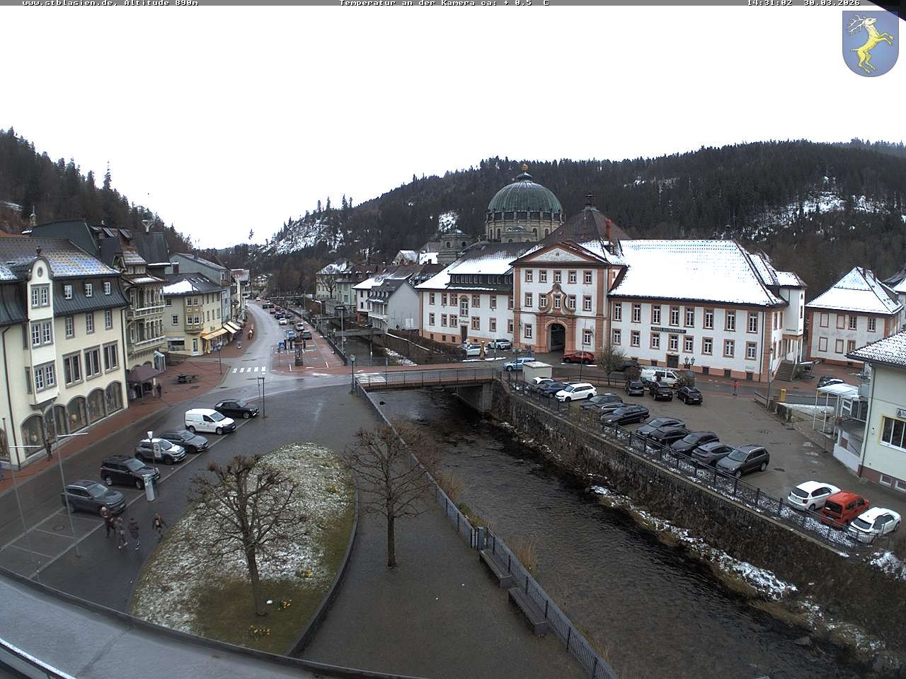 Archiv Foto Webcam St Blasien Menzenschwand: Hauptstraße
