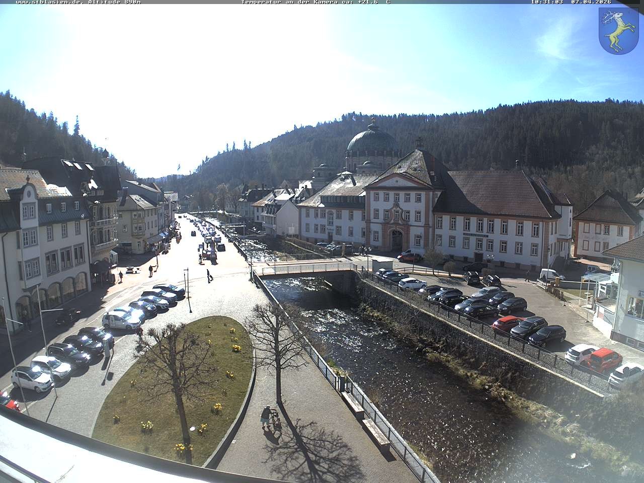 Archiv Foto Webcam St Blasien Menzenschwand: Hauptstraße