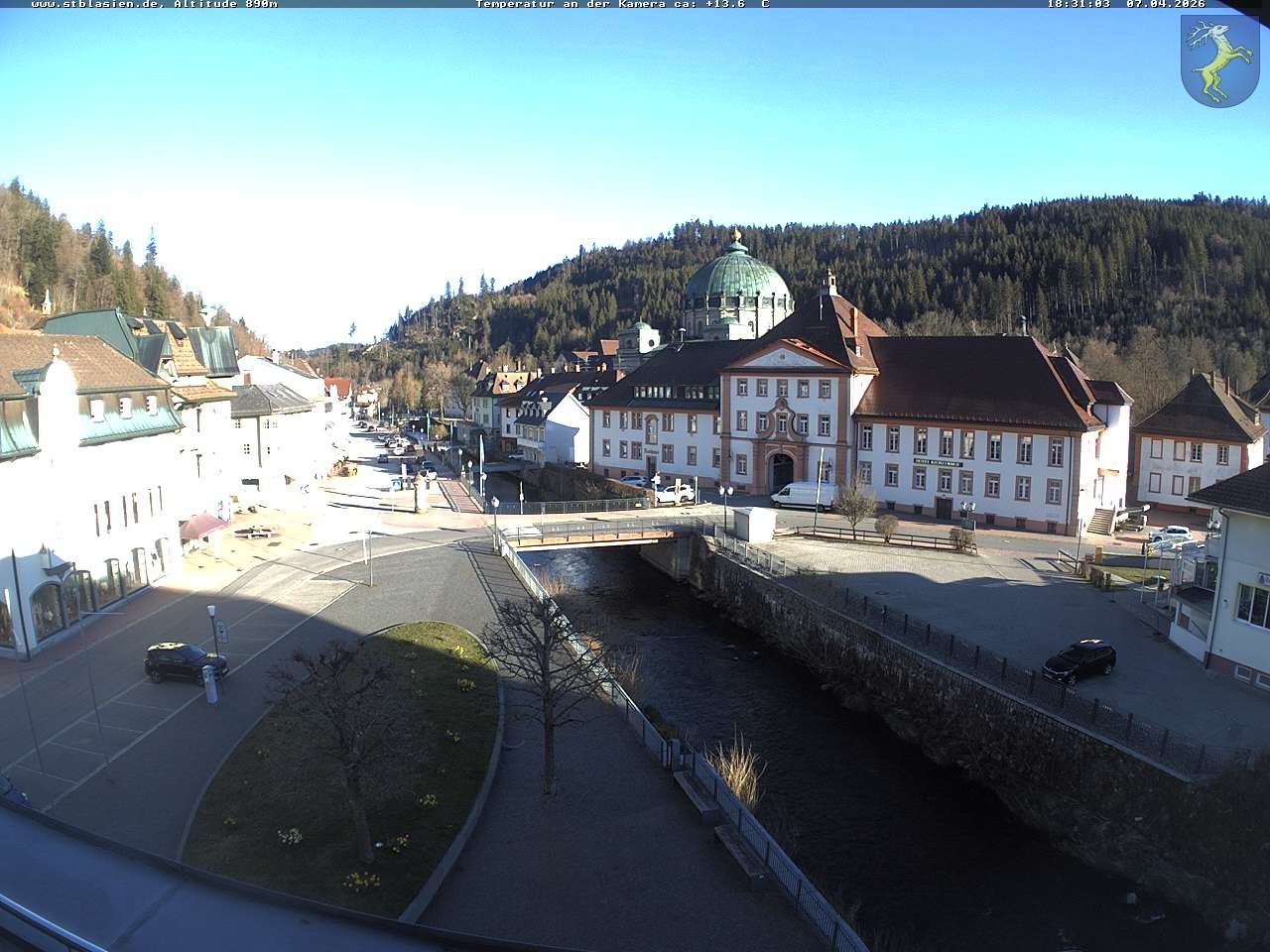 Archiv Foto Webcam St Blasien Menzenschwand: Hauptstraße