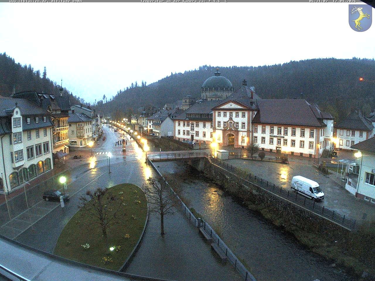 Archived image Webcam St Blasien Menzenschwand: main street