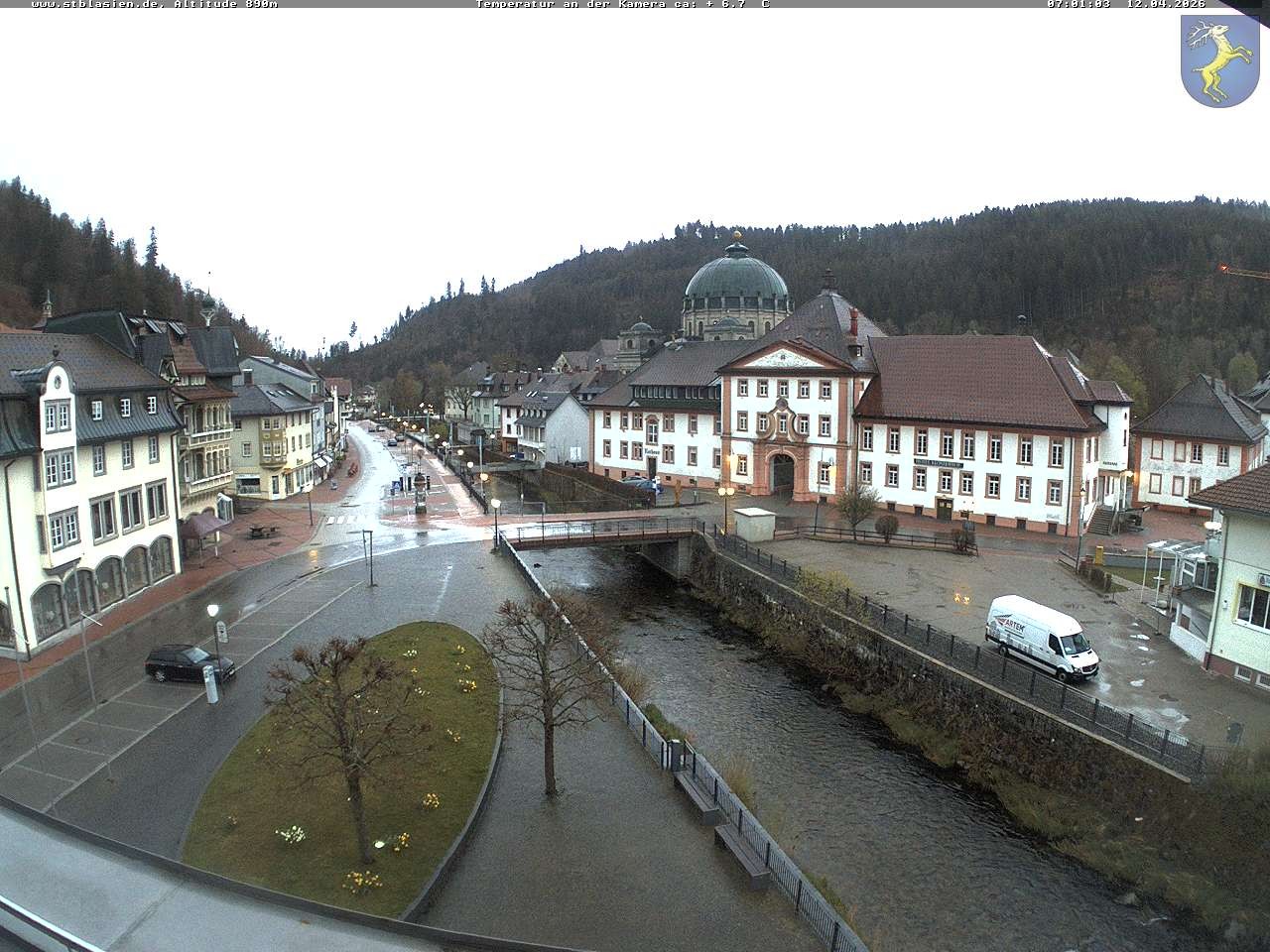 Archived image Webcam St Blasien Menzenschwand: main street