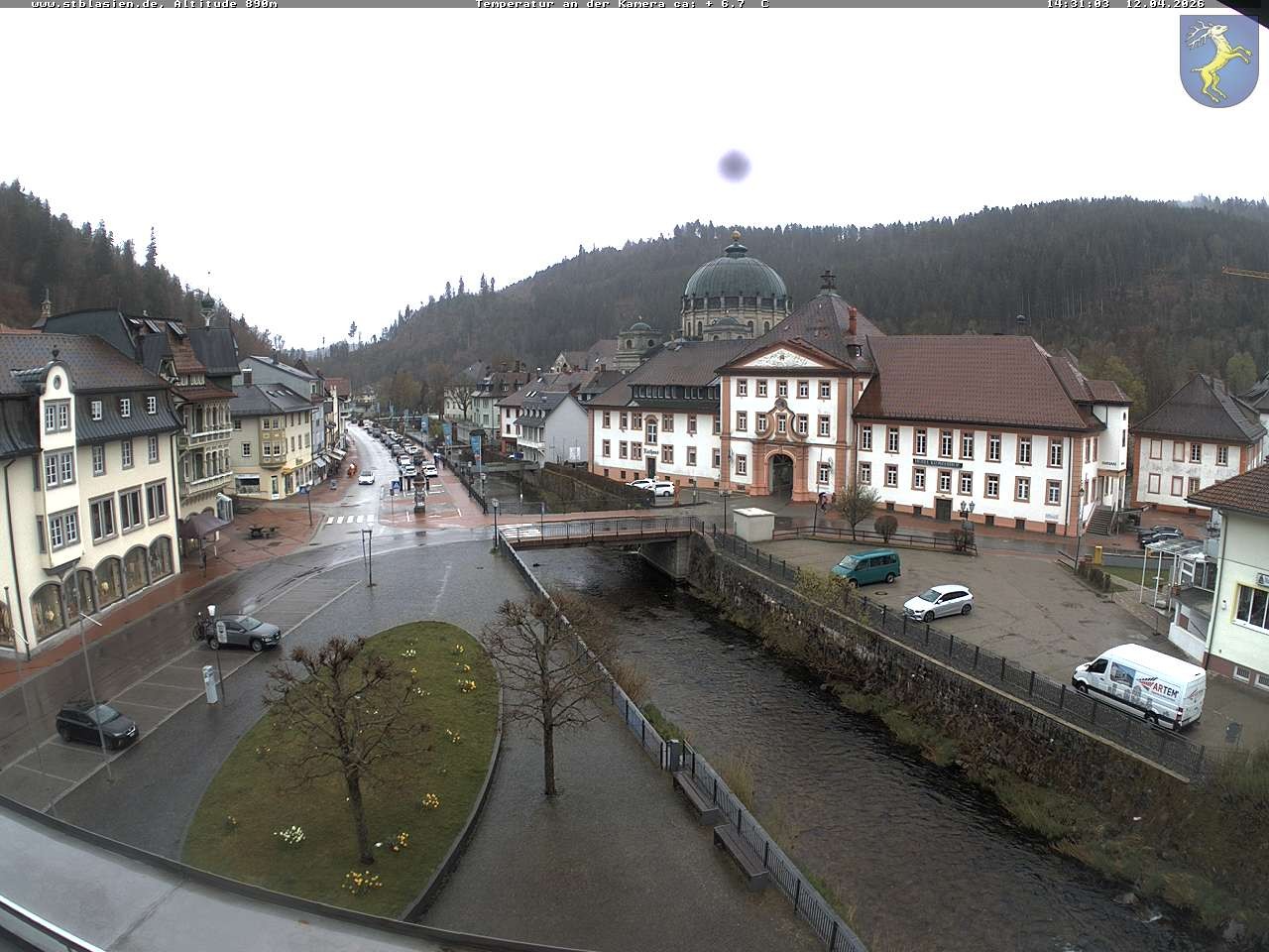Archived image Webcam St Blasien Menzenschwand: main street