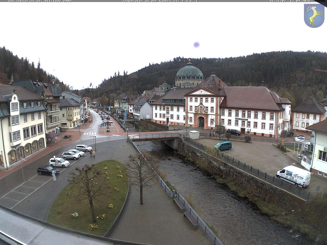 Archived image Webcam St Blasien Menzenschwand: main street