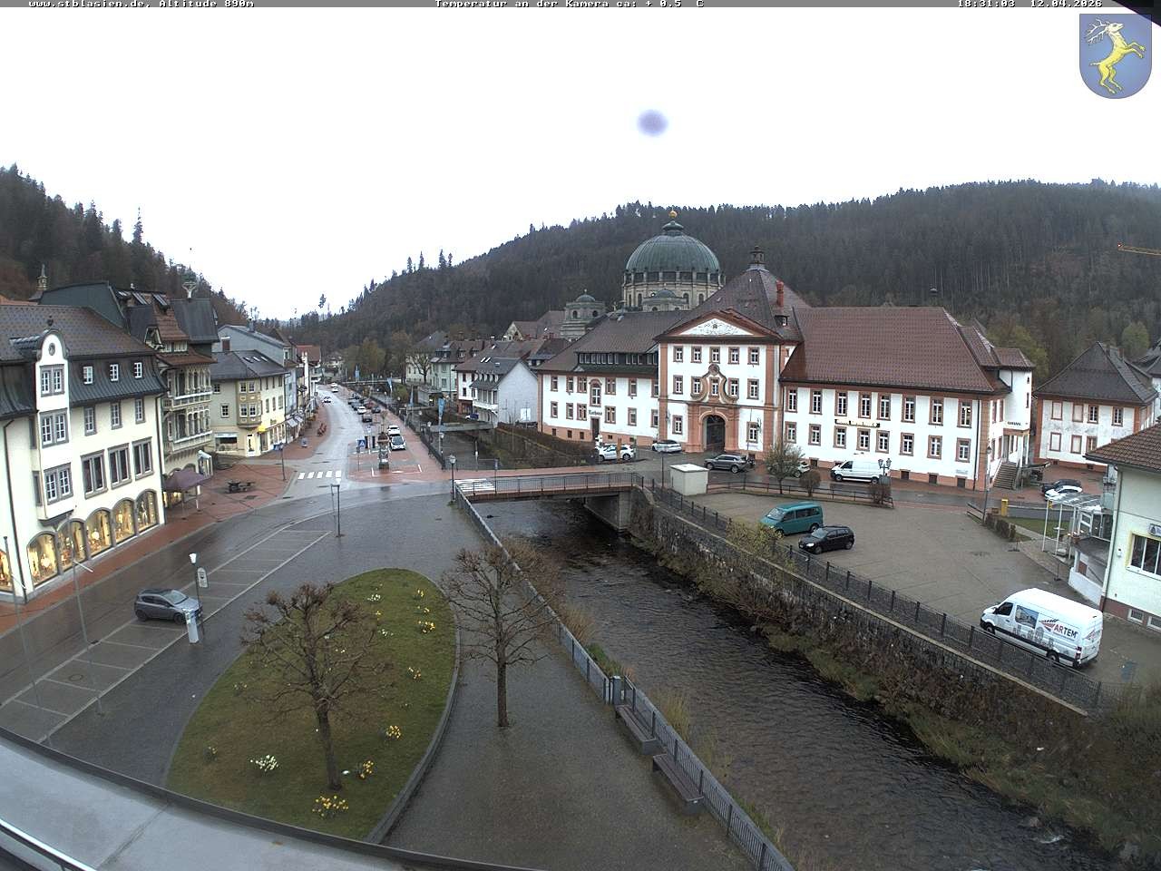 Archived image Webcam St Blasien Menzenschwand: main street