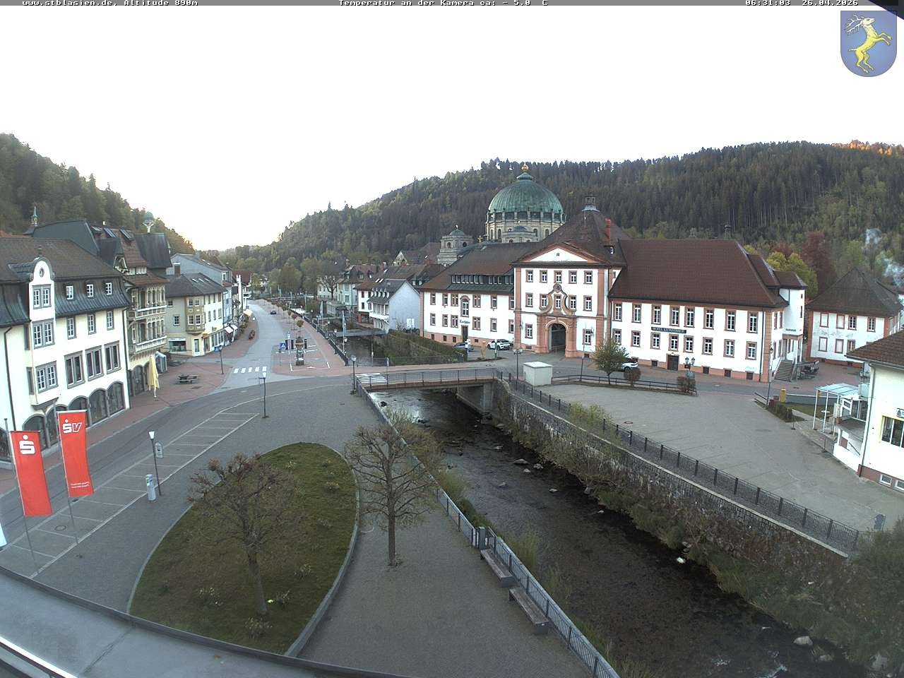 Archived image Webcam St Blasien Menzenschwand: main street