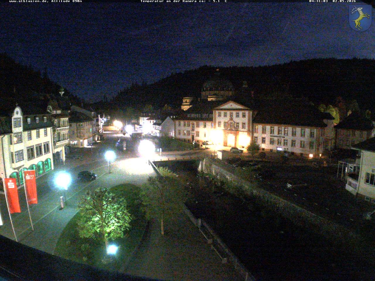 Archived image Webcam St Blasien Menzenschwand: main street