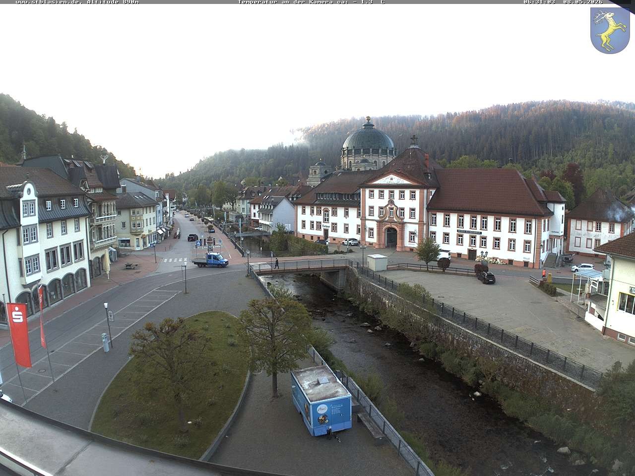 Archived image Webcam St Blasien Menzenschwand: main street