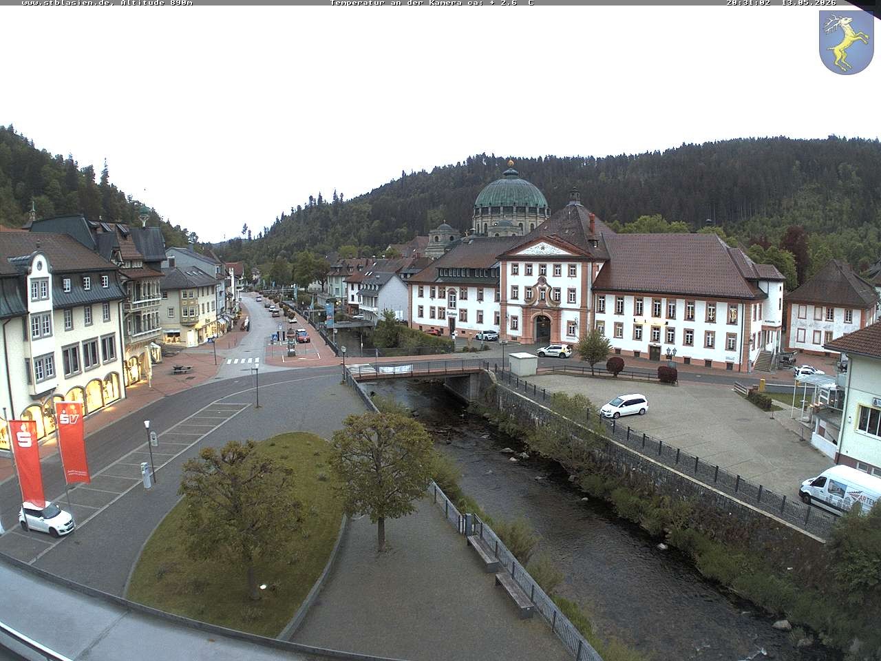Archived image Webcam St Blasien Menzenschwand: main street