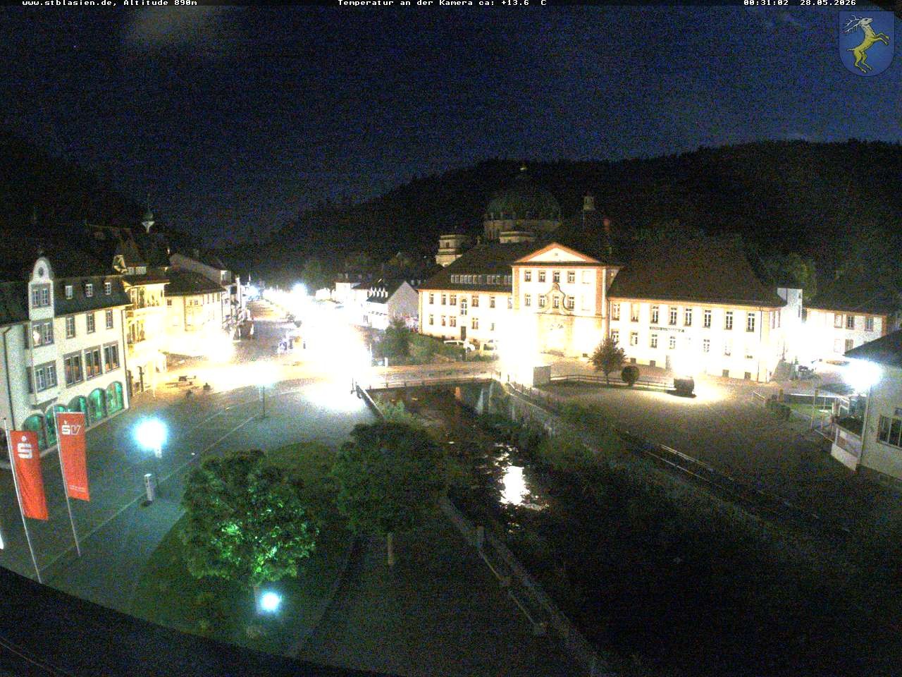 Archived image Webcam St Blasien Menzenschwand: main street