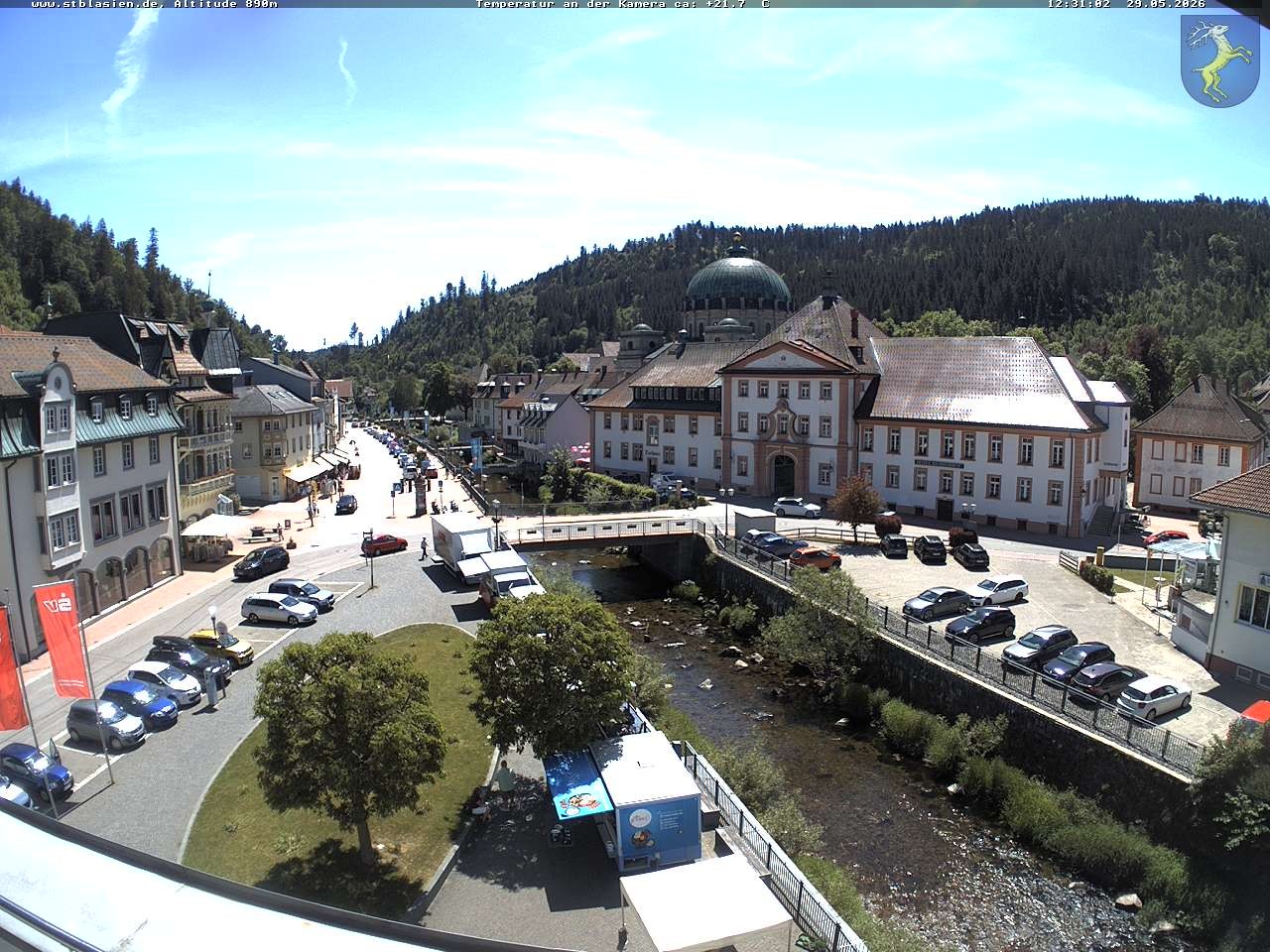 Archiv Foto Webcam St Blasien Menzenschwand: Hauptstraße