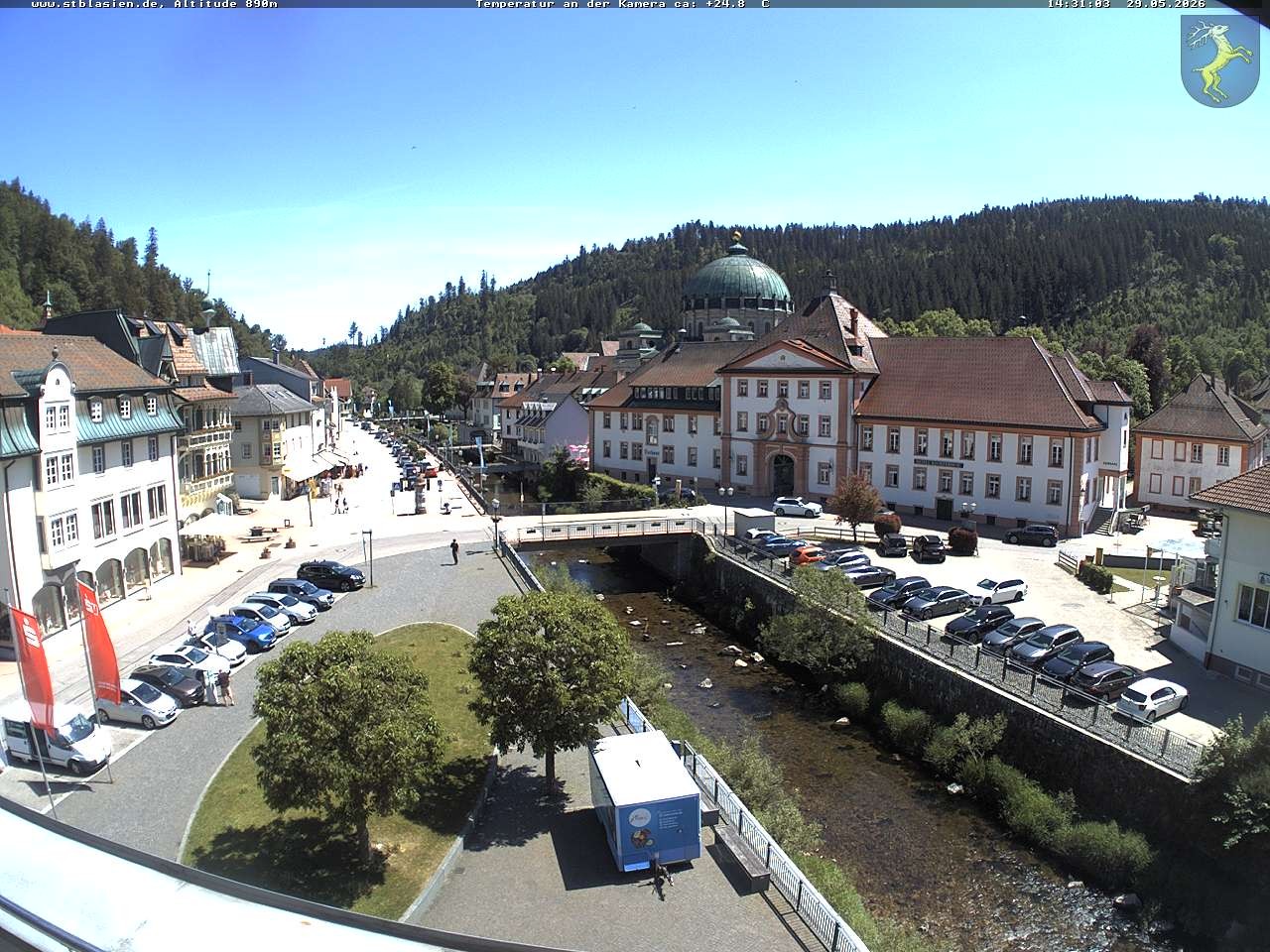 Archiv Foto Webcam St Blasien Menzenschwand: Hauptstraße