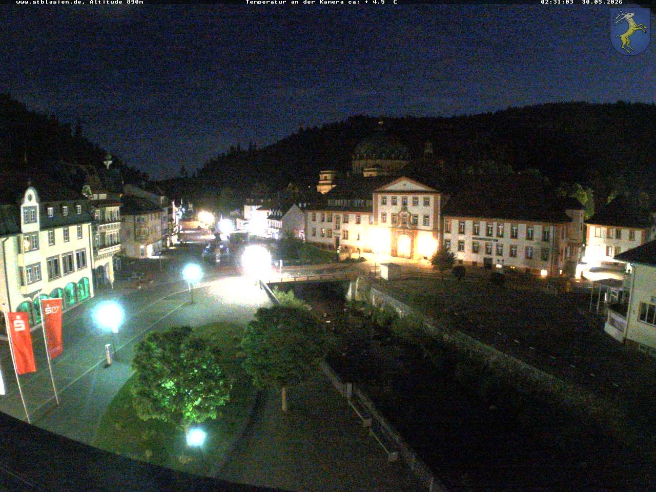 Archived image Webcam St Blasien Menzenschwand: main street