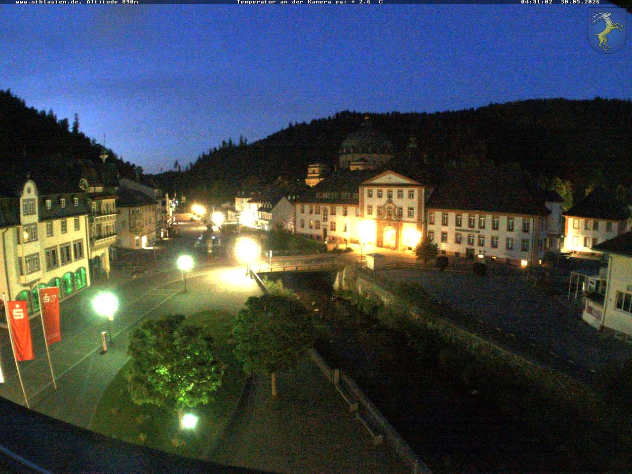 Archived image Webcam St Blasien Menzenschwand: main street