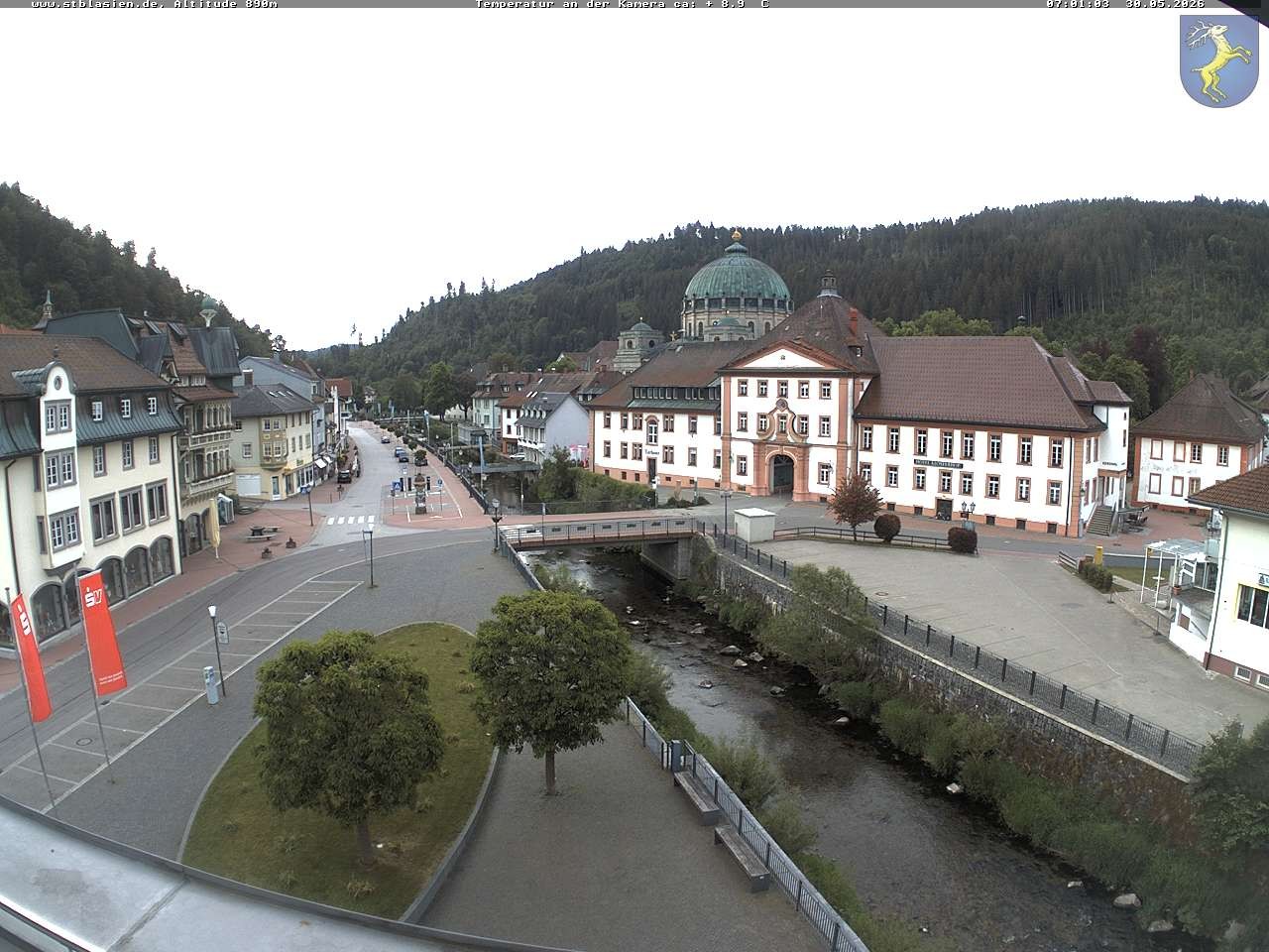 Archived image Webcam St Blasien Menzenschwand: main street