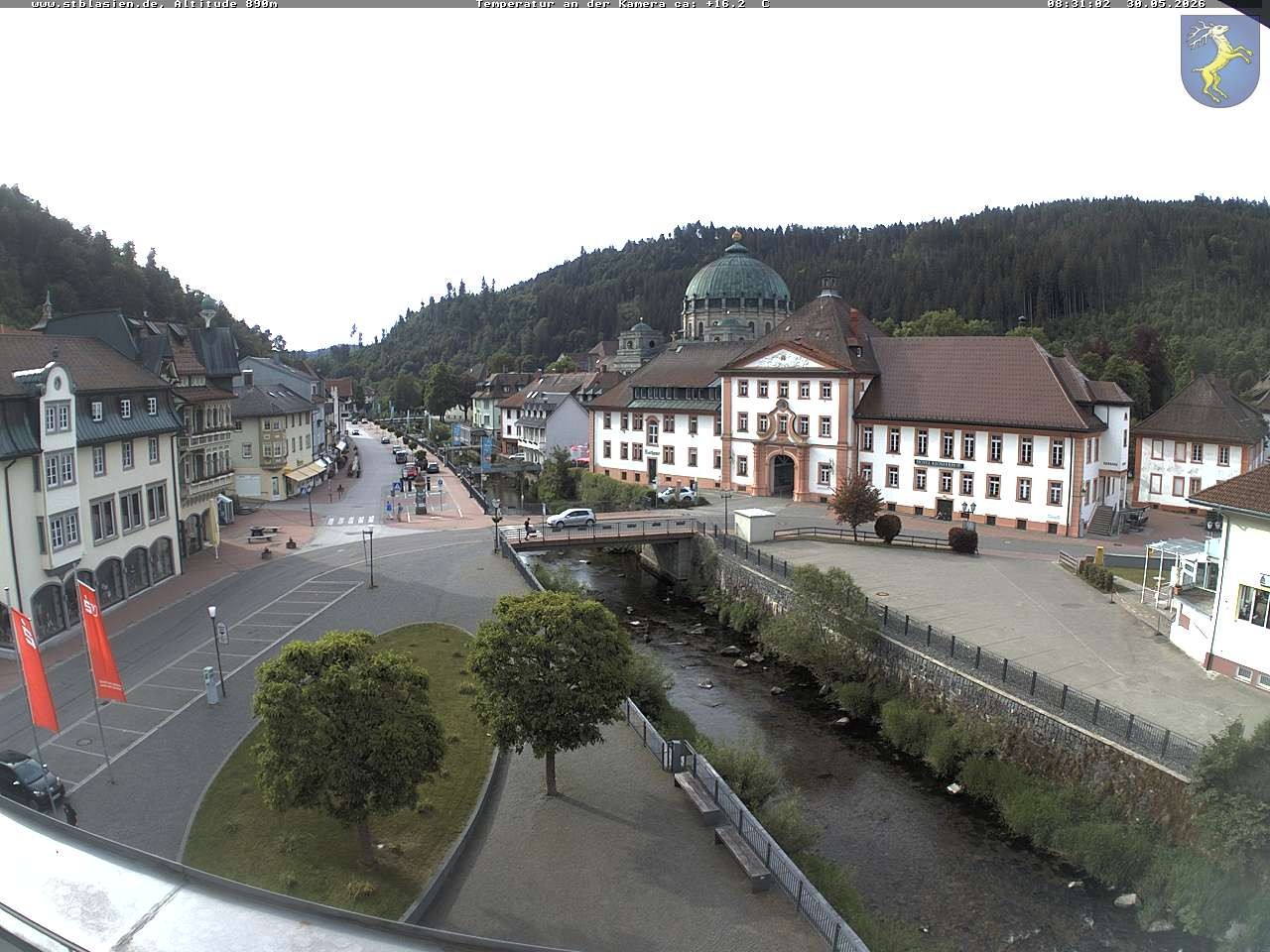 Archived image Webcam St Blasien Menzenschwand: main street