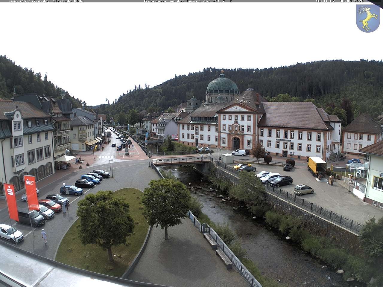Archived image Webcam St Blasien Menzenschwand: main street