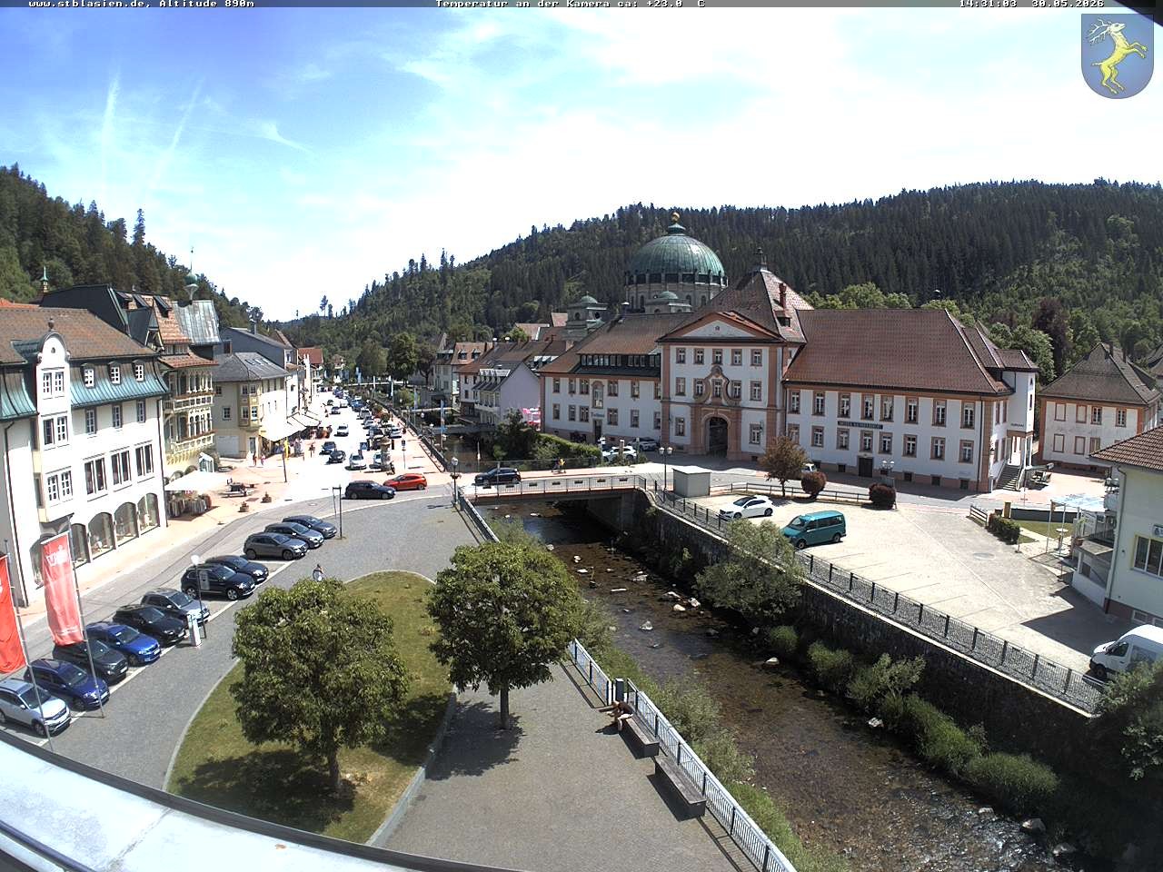 Archiv Foto Webcam St Blasien Menzenschwand: Hauptstraße