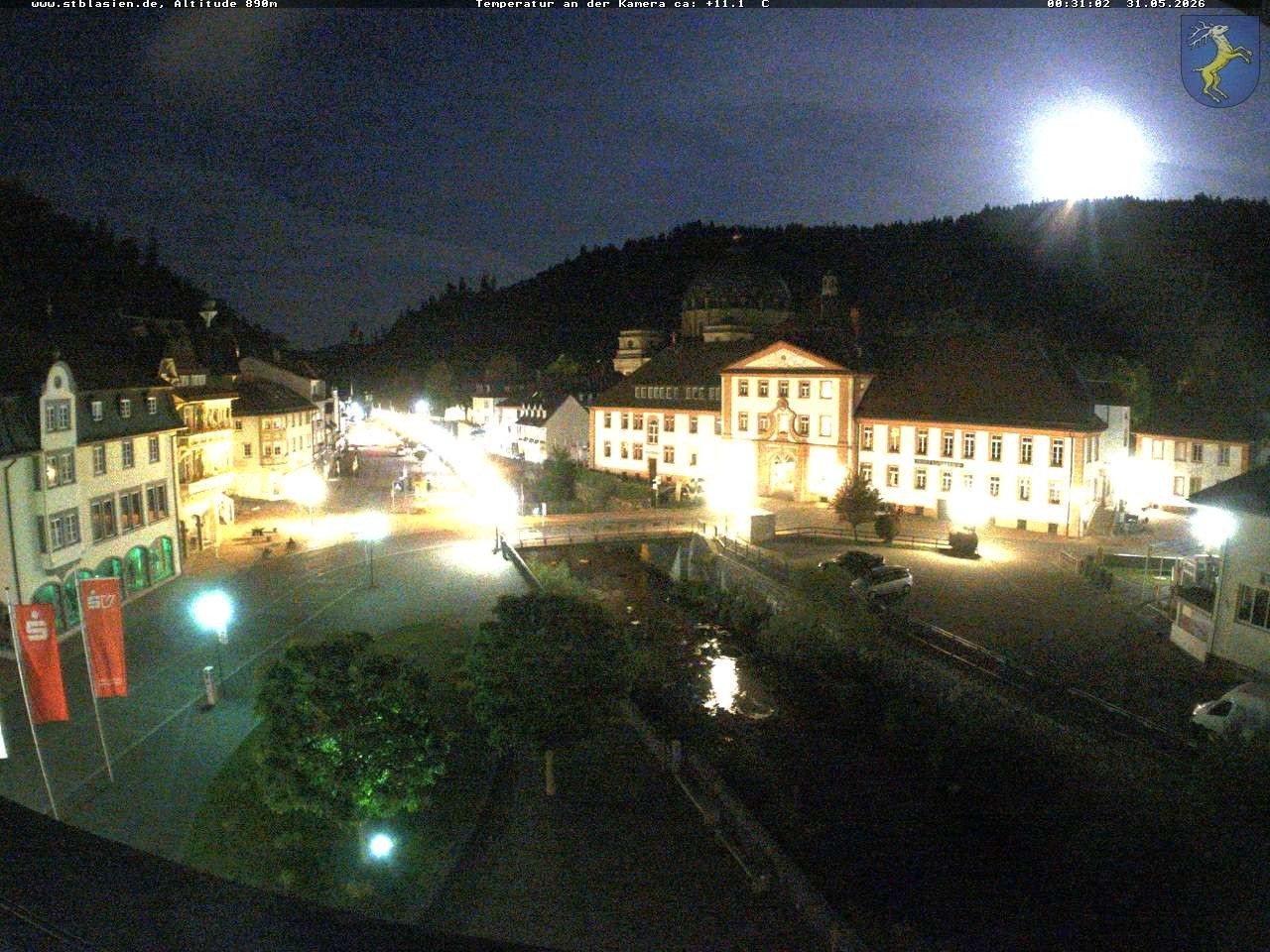 Archived image Webcam St Blasien Menzenschwand: main street