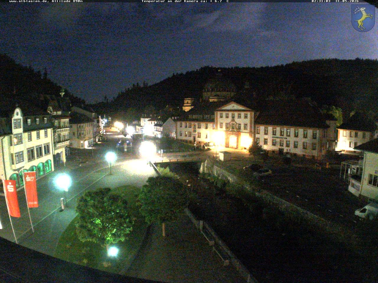 Archived image Webcam St Blasien Menzenschwand: main street
