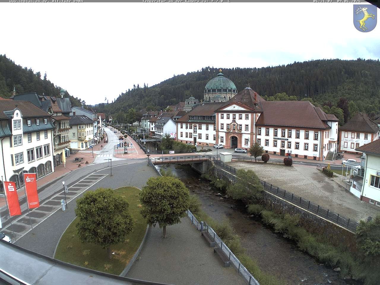 Archived image Webcam St Blasien Menzenschwand: main street