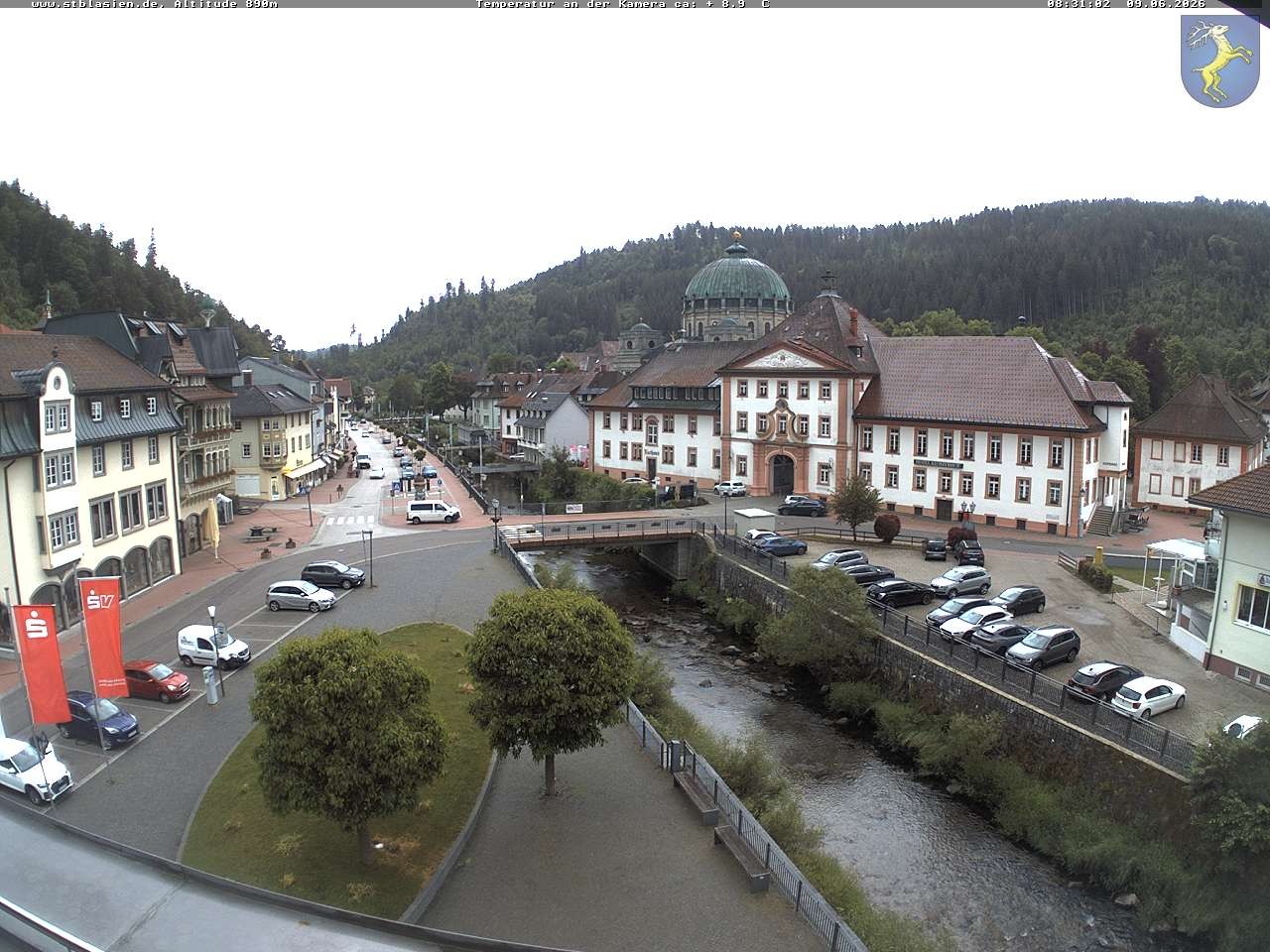 Archived image Webcam St Blasien Menzenschwand: main street
