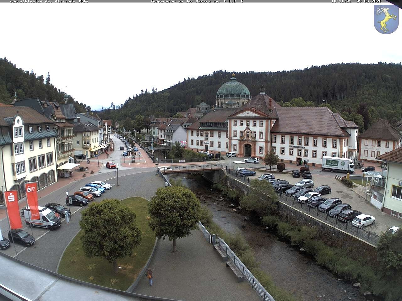Archived image Webcam St Blasien Menzenschwand: main street