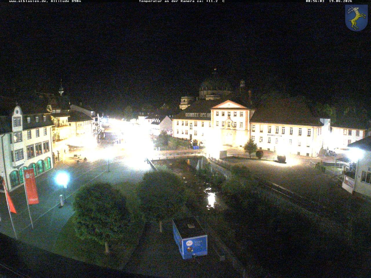 Archived image Webcam St Blasien Menzenschwand: main street