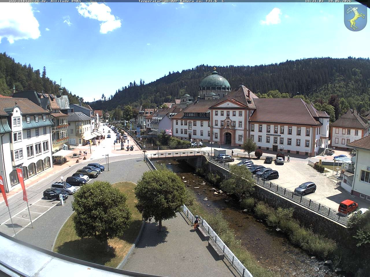 Archiv Foto Webcam St Blasien Menzenschwand: Hauptstraße