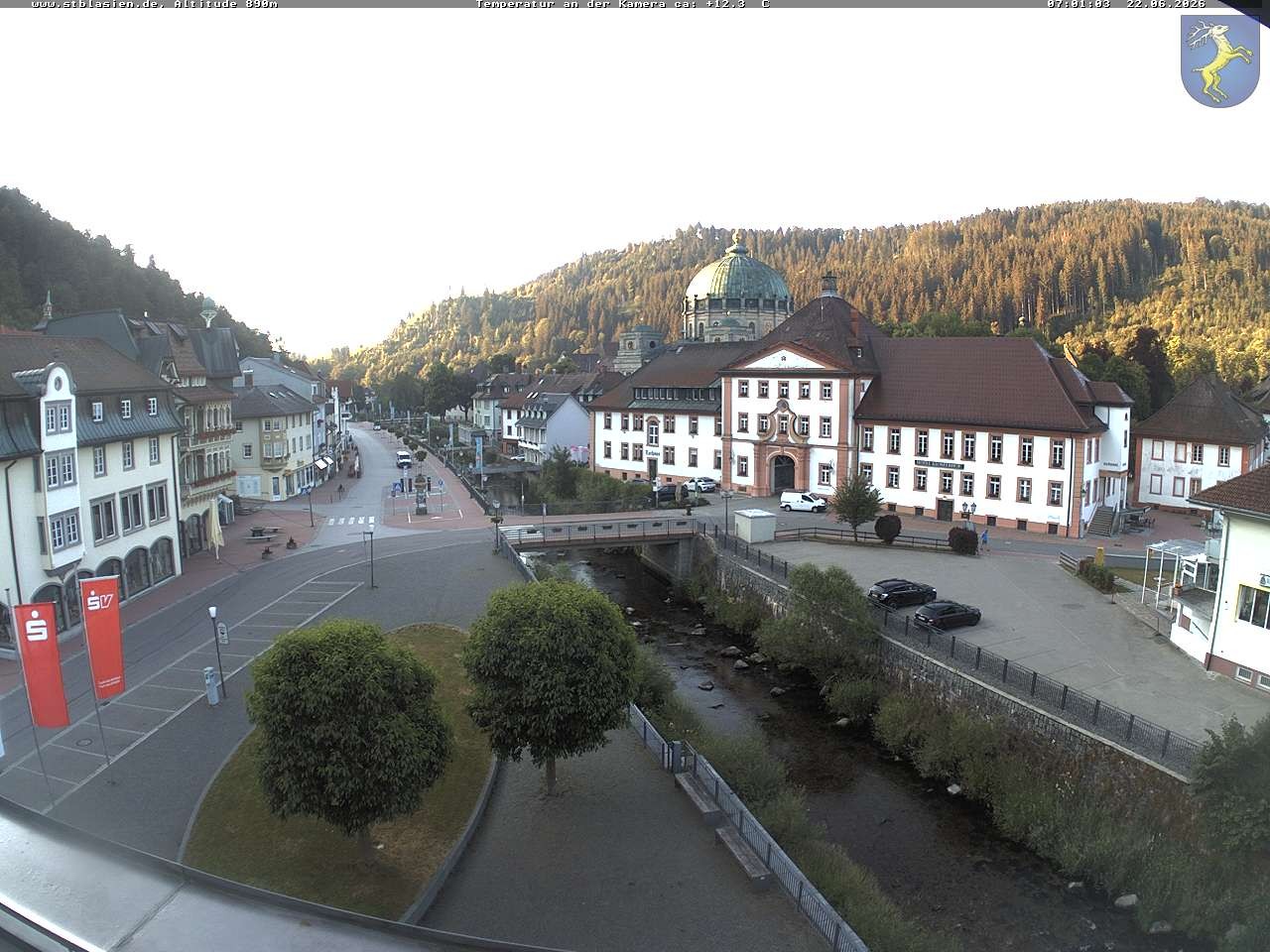 Archived image Webcam St Blasien Menzenschwand: main street