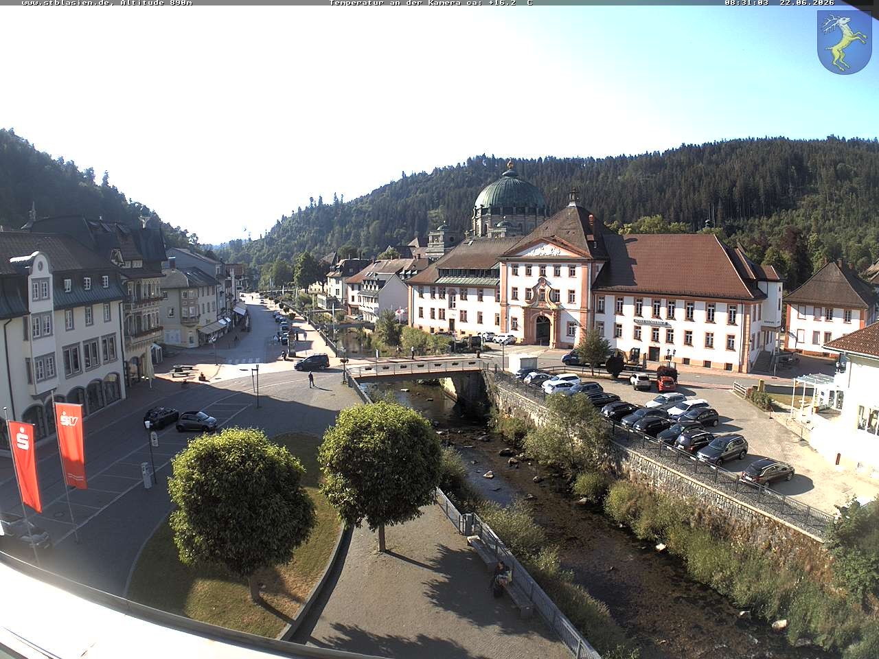 Archived image Webcam St Blasien Menzenschwand: main street