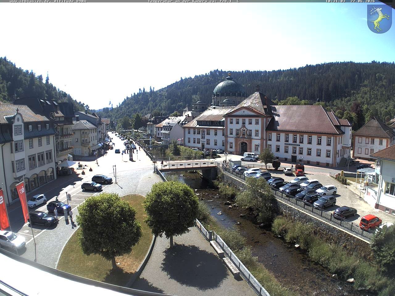 Archived image Webcam St Blasien Menzenschwand: main street