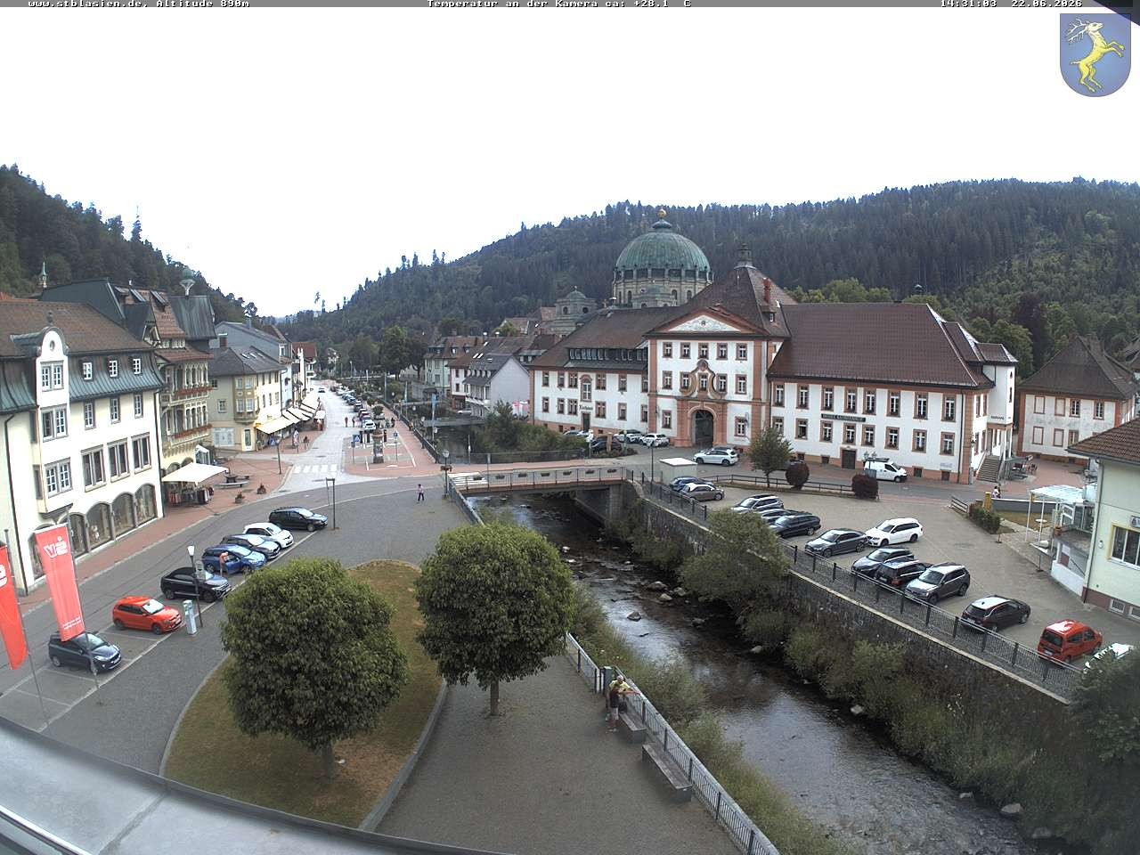Archived image Webcam St Blasien Menzenschwand: main street