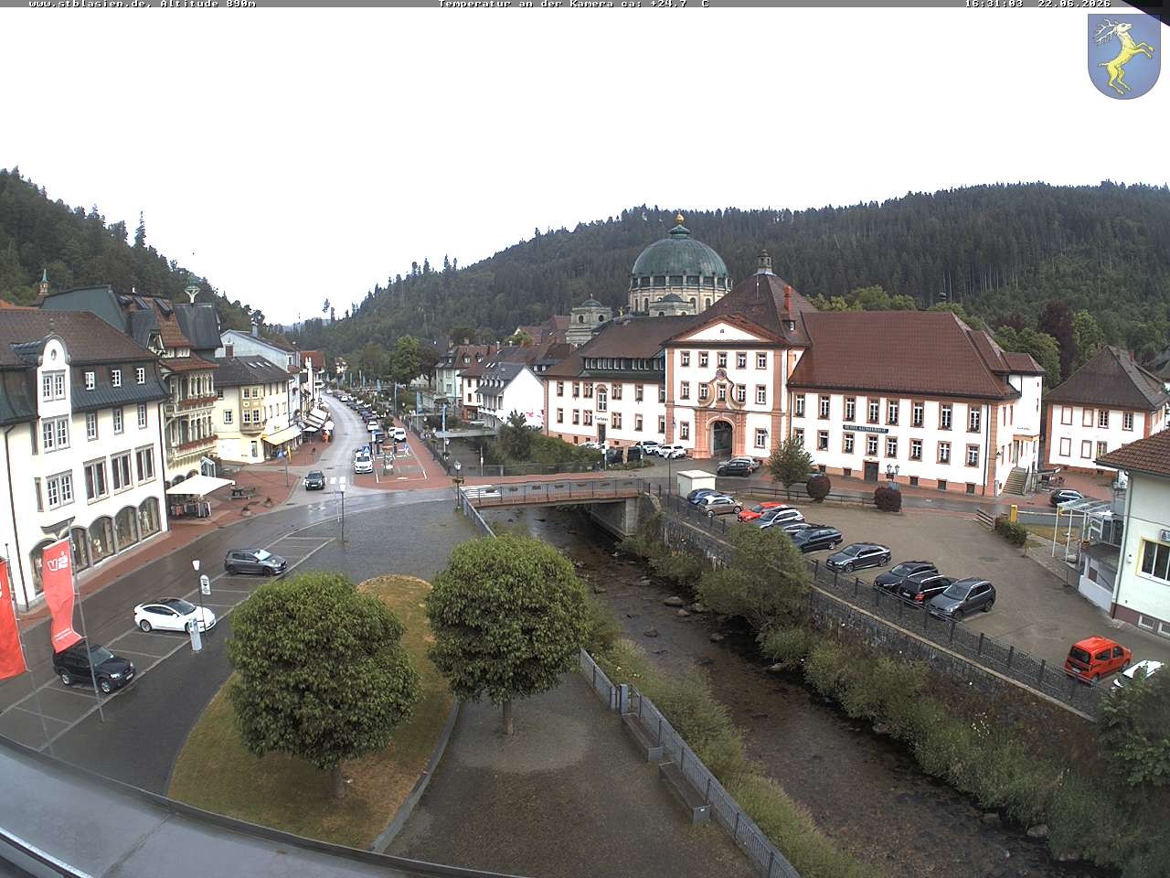 Archived image Webcam St Blasien Menzenschwand: main street