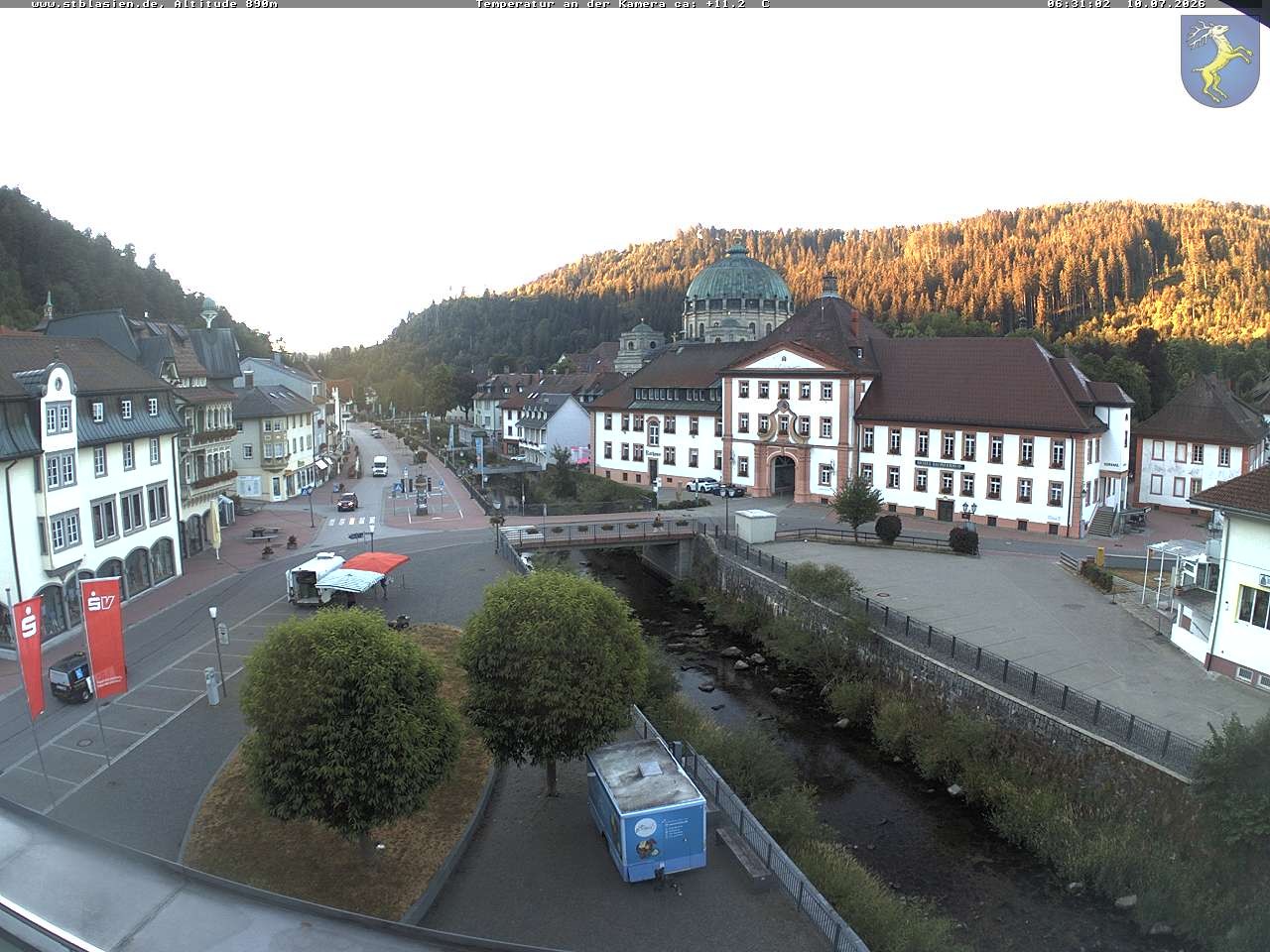 Archiv Foto Webcam St Blasien Menzenschwand: Hauptstraße