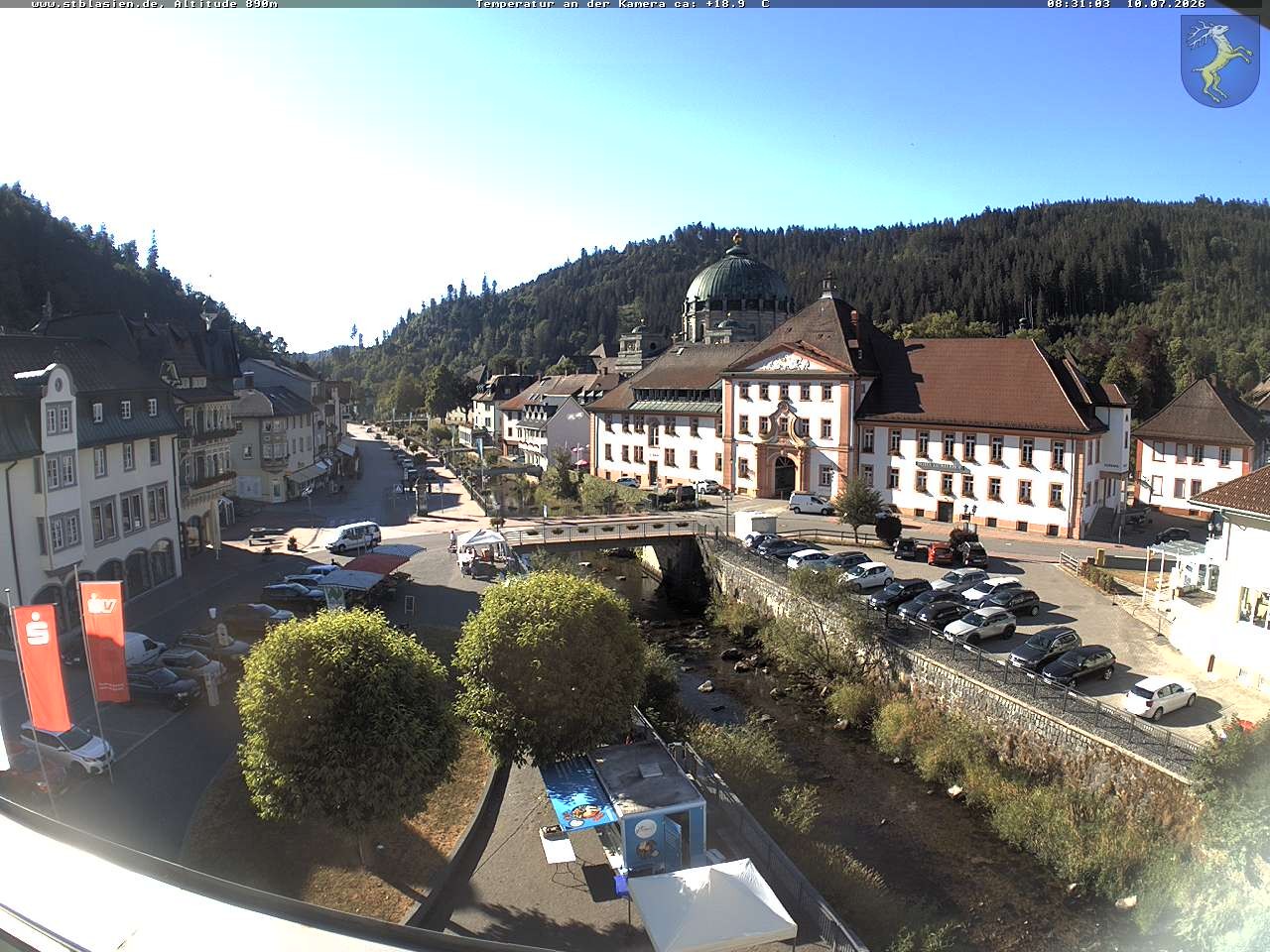 Archiv Foto Webcam St Blasien Menzenschwand: Hauptstraße