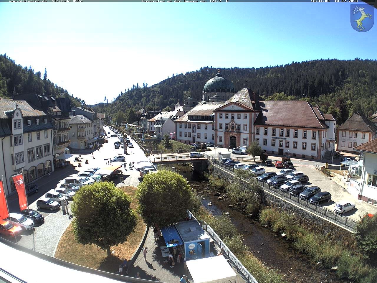 Archiv Foto Webcam St Blasien Menzenschwand: Hauptstraße
