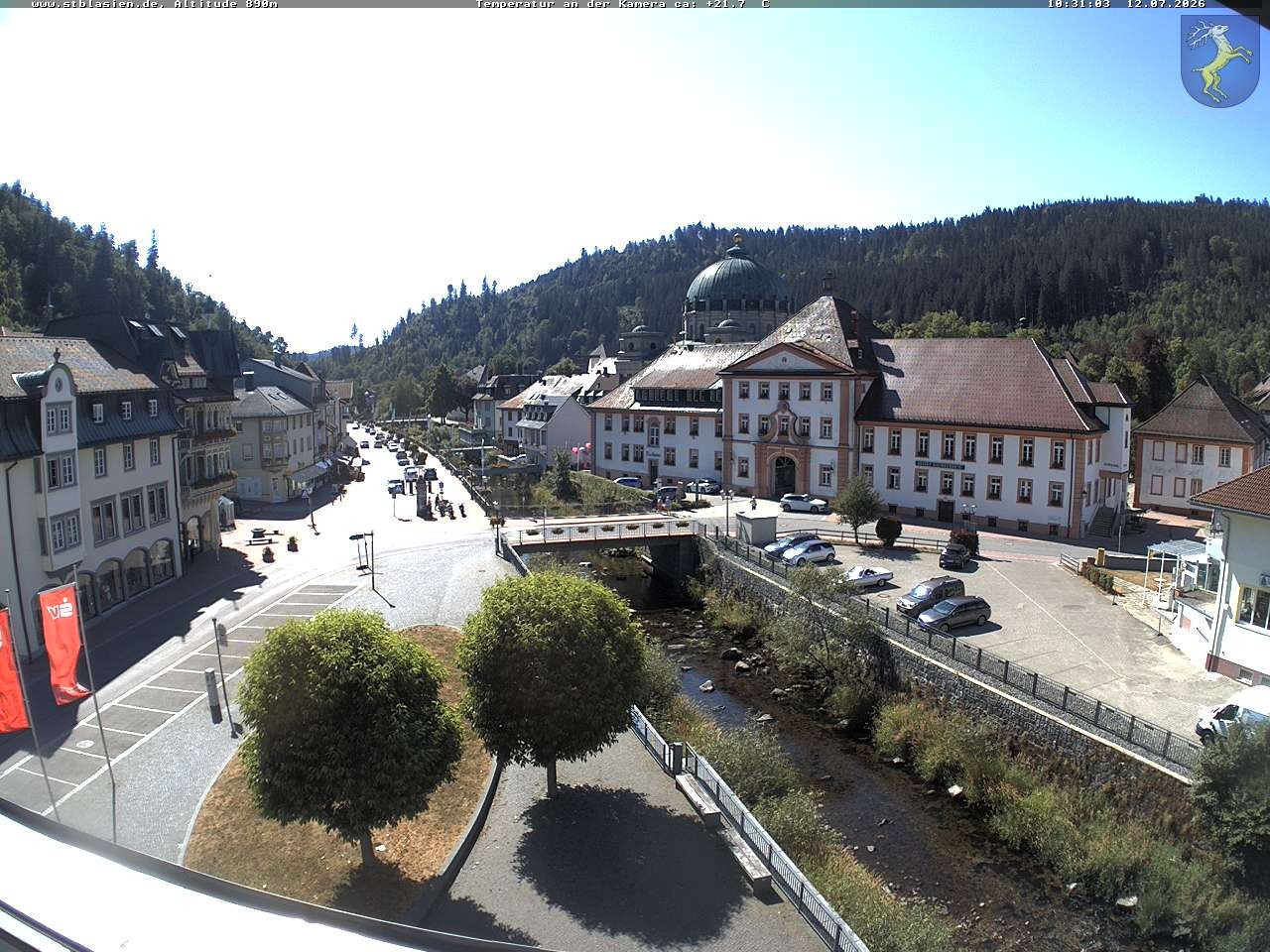 Archiv Foto Webcam St Blasien Menzenschwand: Hauptstraße