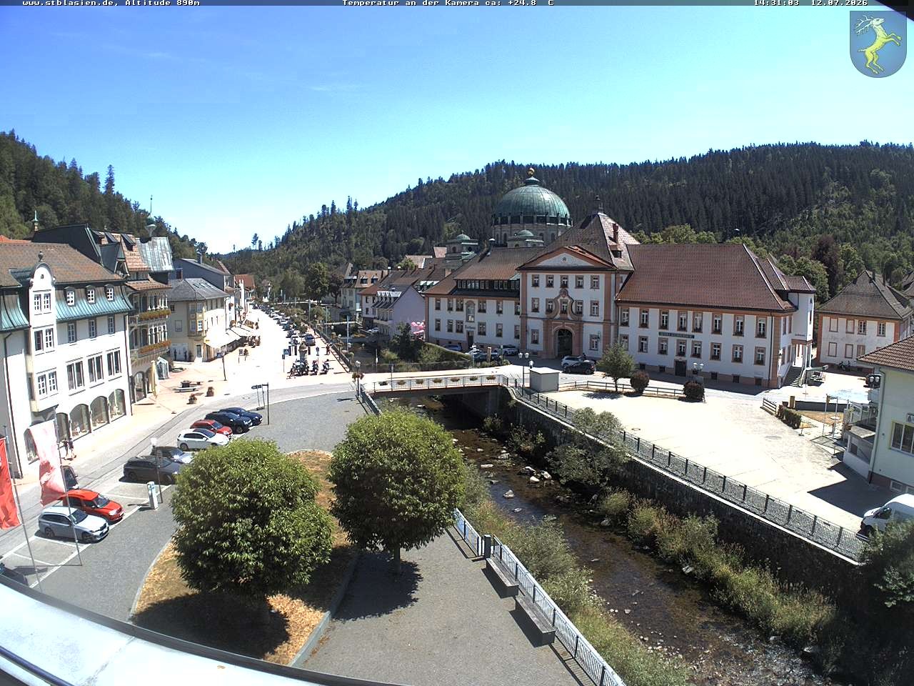 Archiv Foto Webcam St Blasien Menzenschwand: Hauptstraße