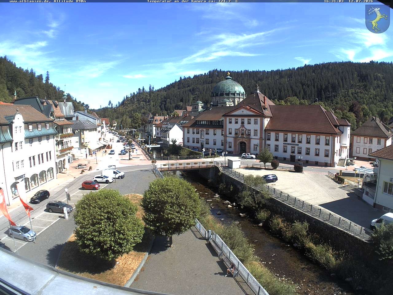 Archiv Foto Webcam St Blasien Menzenschwand: Hauptstraße