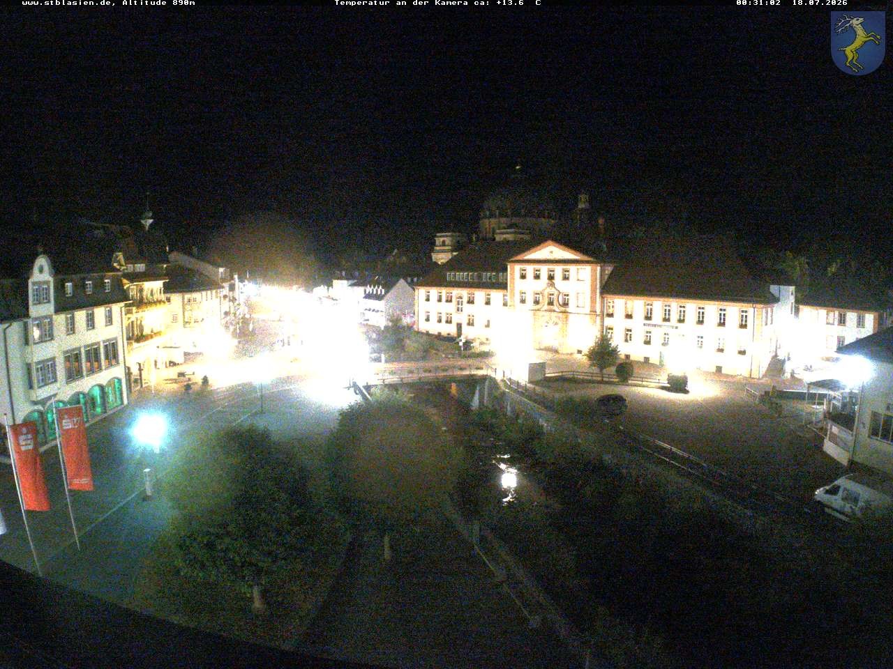 Archived image Webcam St Blasien Menzenschwand: main street