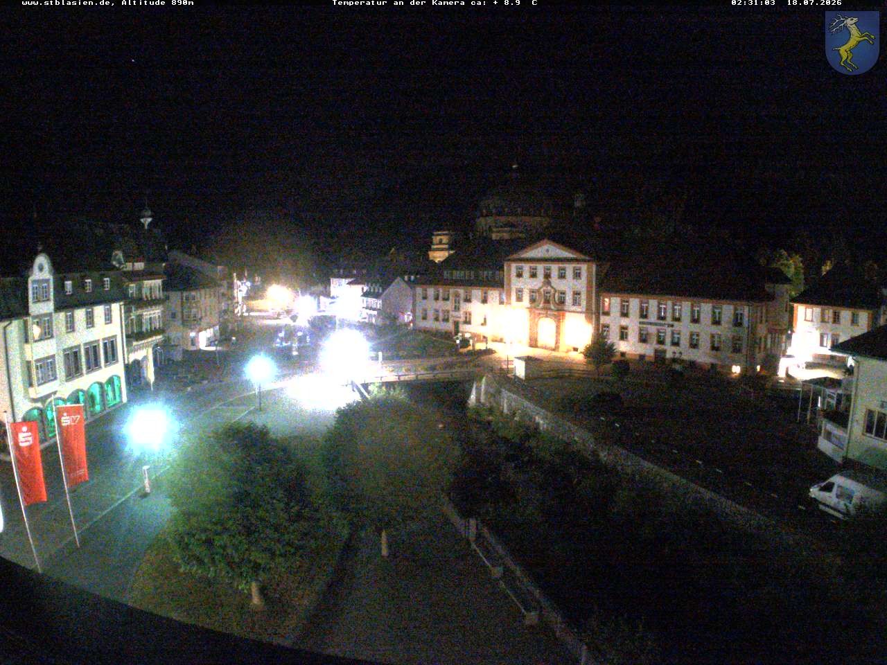 Archived image Webcam St Blasien Menzenschwand: main street