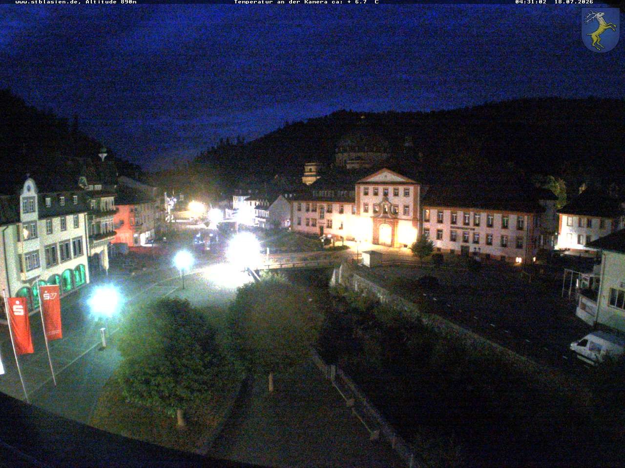 Archived image Webcam St Blasien Menzenschwand: main street