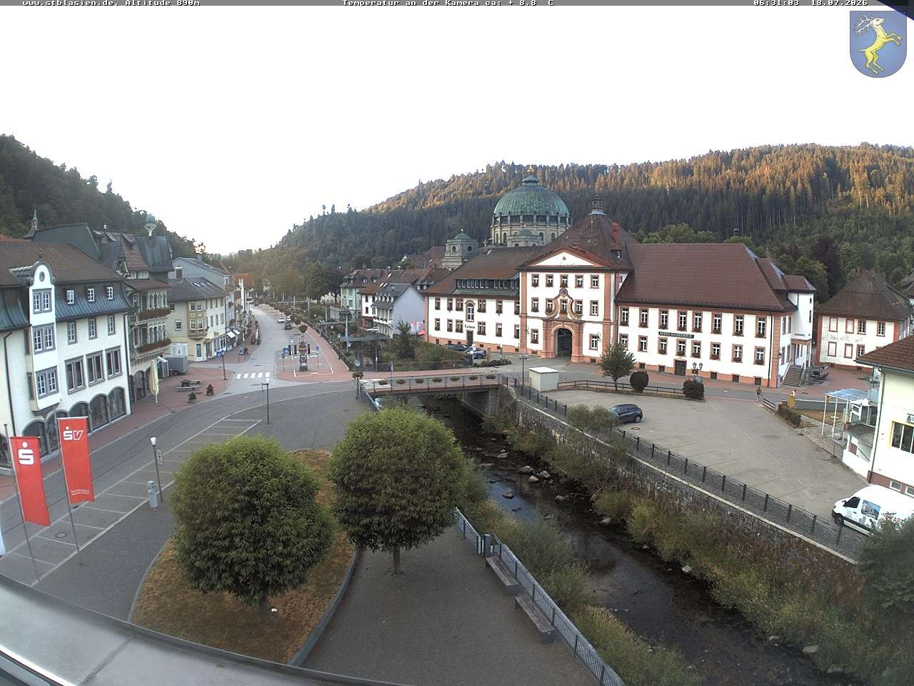 Archived image Webcam St Blasien Menzenschwand: main street