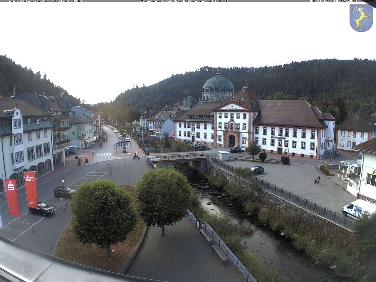 Archived image Webcam St Blasien Menzenschwand: main street