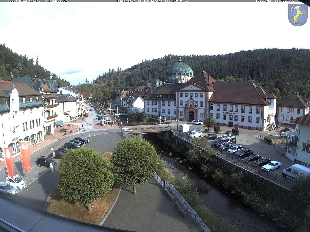 Archived image Webcam St Blasien Menzenschwand: main street