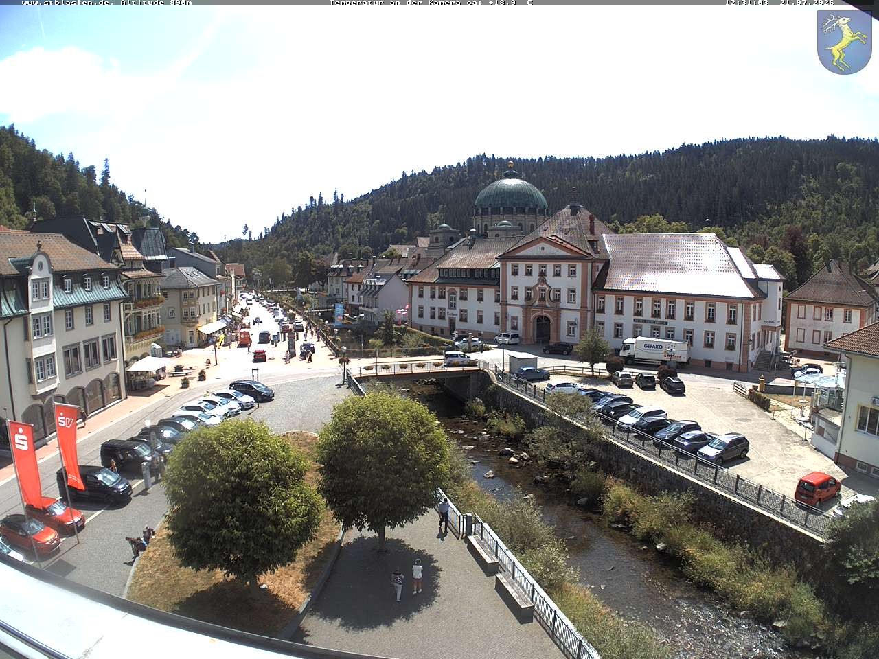 Archiv Foto Webcam St Blasien Menzenschwand: Hauptstraße
