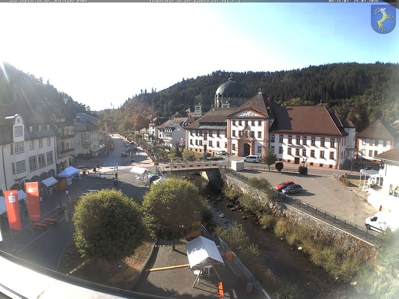 Archiv Foto Webcam St Blasien Menzenschwand: Hauptstraße